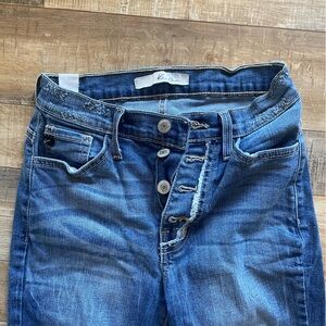 KanCan Skinny Jeans Medium-to-Dark Wash Denim